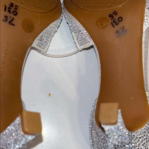 Alex Marie Sparkling Silver Heels - Picture 10 of 10